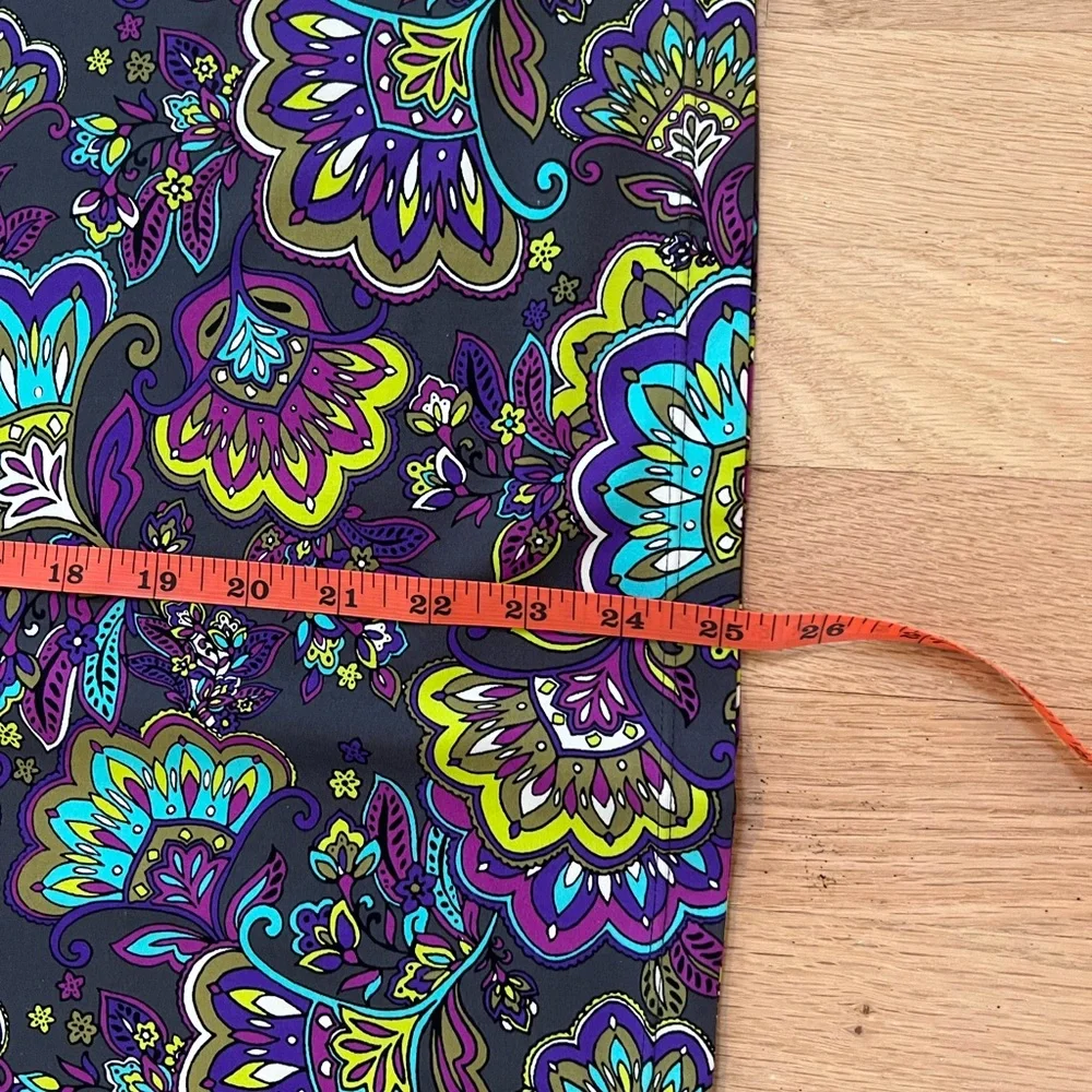 Athleta Swim Dress Paisley Blue/Purple/Grey. Size Medium - Picture 5 of 6